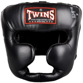 Casque de Boxe Twins Noir - Protection Renforcée