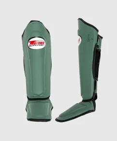 Protège-tibias TWINS OLIVE - Protection Premium