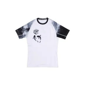 Rashguard Sumi-E Blanc - Aesthetic