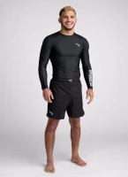 Rashguard Manche Longue Essential Noir - Ippongear