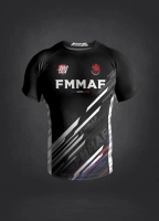 Rashguard Bar Tack x FMMAF 'Drift' - Grade Blanc