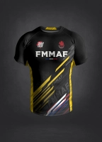 Rashguard Officiel FMMAF 'Drift' - Grade Jaune