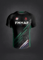 Rashguard Officiel FMMAF 'Drift' - Grade Vert