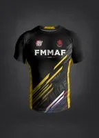 Rashguard Officiel FMMAF 'Drift' - Grade Jaune