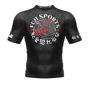 Rashguard Manches Courtes Oni vs. Anaconda Noir