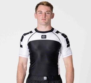 Rashguard Competition Ranked Fuji Sports Blanc