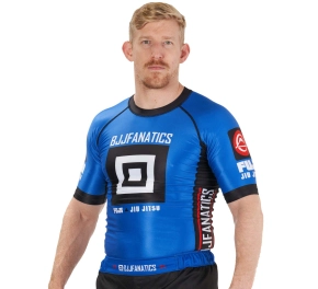 Rashguard BJJ Fanatics Bleu - Fuji