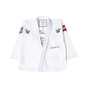 Kimono 'Old School' Blanc par Aesthetic